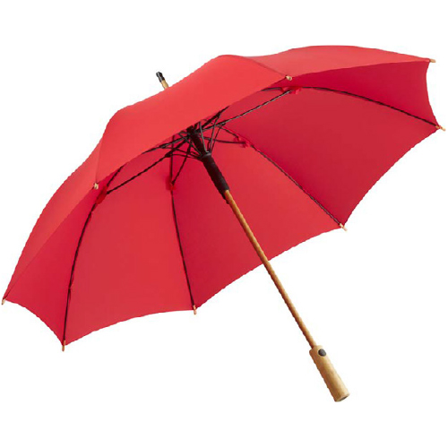Midsize Auto-Close Bamboo Umbrella