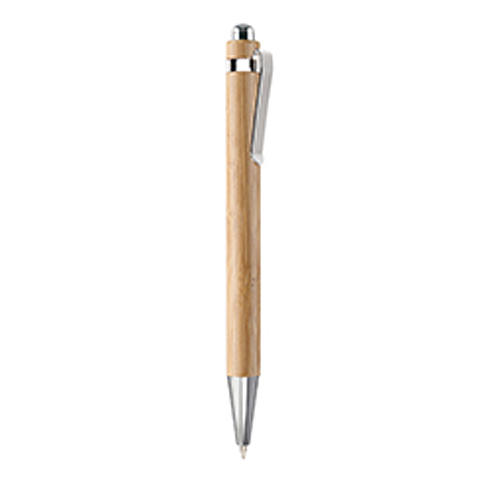 Bamboo automatic ball point pen